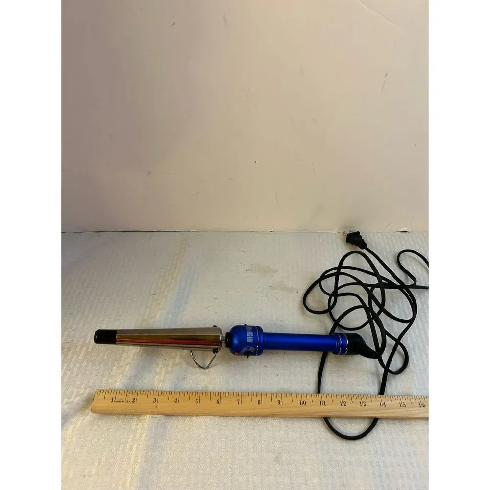 Hot shot tools blue‎ skinny curling iron